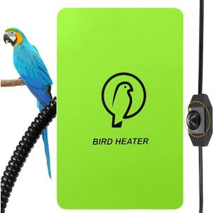 Bird Heater for Cage - Snuggle Up Bird Warmer for Exotic Pet Birds, 10W African Grey, Parakeets, Parrots, (3.7"x5.7")