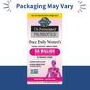 Garden of Life Once Daily Dr. Formulated Probiotics for Women 50 Billion CFU 16 Probiotic Strains with Organic Prebiotics for Digestive, Vaginal & Immune Health, Dairy Free, Shelf Stable 30 Capsules