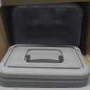 Citylife 4 Packs 6 QT Plastic Storage Bins with Latching Lids Stackable Storage Containers for Organizing Clear Storage Box for Garage, Closet, Kitchen