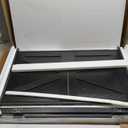 unipaws Black Top Opening Cat Litter Box Enclosure, Flip Top XL Extra Large Cat Box Furniture, Friendly to Elderly People, High Jumbo Automatic Litter Box Cover Hidden for Large Cat