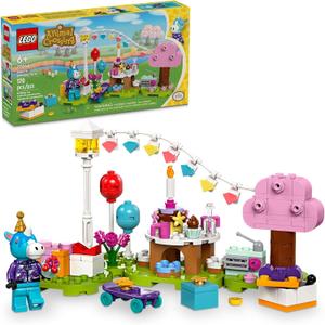 LEGO Animal Crossing Julians Birthday Party Video Game Toy for Kids, Animal Crossing Toy from The Video Game Series with Horse Toy Minifigure, Birthday Gift for Girls and Boys Ages 6 and Up, 77046
