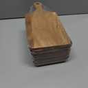 10 Pcs Acacia Wood Cutting Board with Handle,Wooden Chopping Boards Kitchen Cutting Board for Meat Bread Fruit Cheese Serving Board Charcuterie Boards Chopping Blocks,7.8x15.7in