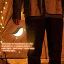 Bedside Lamps Bird Lamp Bird Decorations for The Home Small Lamps for Small Spaces Night Light for Kids ABS Plastic Cute Lamp for Bedroom, Living Room, Kitchen, Outdoor, Office Decor (Wood)