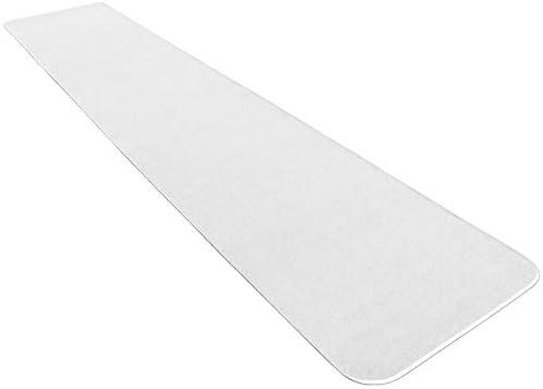 House, Home and More White Carpet Aisle Runner - 2 Feet x 10 Feet