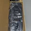 Verbatim Slimline Wired Keyboard and Mouse Combo USB Plug-and-Play Numeric Keypad Adjustable Tilt Legs Optical Corded Mouse Full-Size Computer Keyboard Compatible with PC, Laptop - FFP Packaging Black