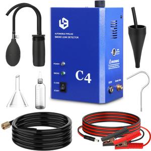 Hipytupa Smoke Machine Automotive Leak Detector  High-Precision Leak Tester for Vacuum, Fuel, and Exhaust Systems in Cars, Trucks, and Motorcycles, 12V DC Smoke Leak Detector for Pipe System