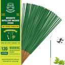 KICKOUTOR Mosquito Repellent Outdoor Patio 120 PCS Citronella Oil Mosquito Incense Sticks Natural Organic Mosquito Barrier Mosquito Repeller for Backyard Travel Camping Indoors Gnat Mosquito Control