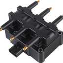 Ignition Coil Pack for Chrysler Town & Country Pacifica Voyager Dodge Caravan Grand Caravan Jeep Wrangler Volkswagen Routan 3.3L 3.8L V6 2000-2011, Coil Pack Set Replace# UF305 UF412 C1442