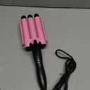 Hair Curling Iron 1 inch 3 Barrel Hair Crimper Ceramic Two Gear Temperature Control Hair Waving Styling Tools (24mm)