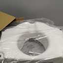 Drive Medical 2-in-1 Raised Toilet Seat with Removable Padded Arms - Elevated Bathroom Safety Support - Secure Locking Attachment - Easy Height Assistance - Durable Construction, Standard Toilets