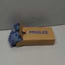 MIULEE Decorative Throw Pillow Covers Neutral Linen Fringe Throw Pillows Set of 2 Blue Ashes Boho Farmhouse Cushion Covers with Tassels for Couch Sofa Bed Home Spring Decor 18x18 Inch