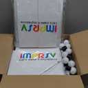 Marquee Numbers Colorful 10th-Birthday Decoration: 4FT Large Light Up 10 Year Old Birthday Decorations Anniversary Backdrop for Boys Girls Cardboard White Sign 18 Colors Number 10 Mosaic Balloon Frame