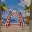 KOOY 13FT Giant Shark Inflatable Arch with Built-in LED Lights, Summer Outdoor Pool Party Decor, Waterproof Summer Inflatables Decorations for Beach, Backyard, Garden