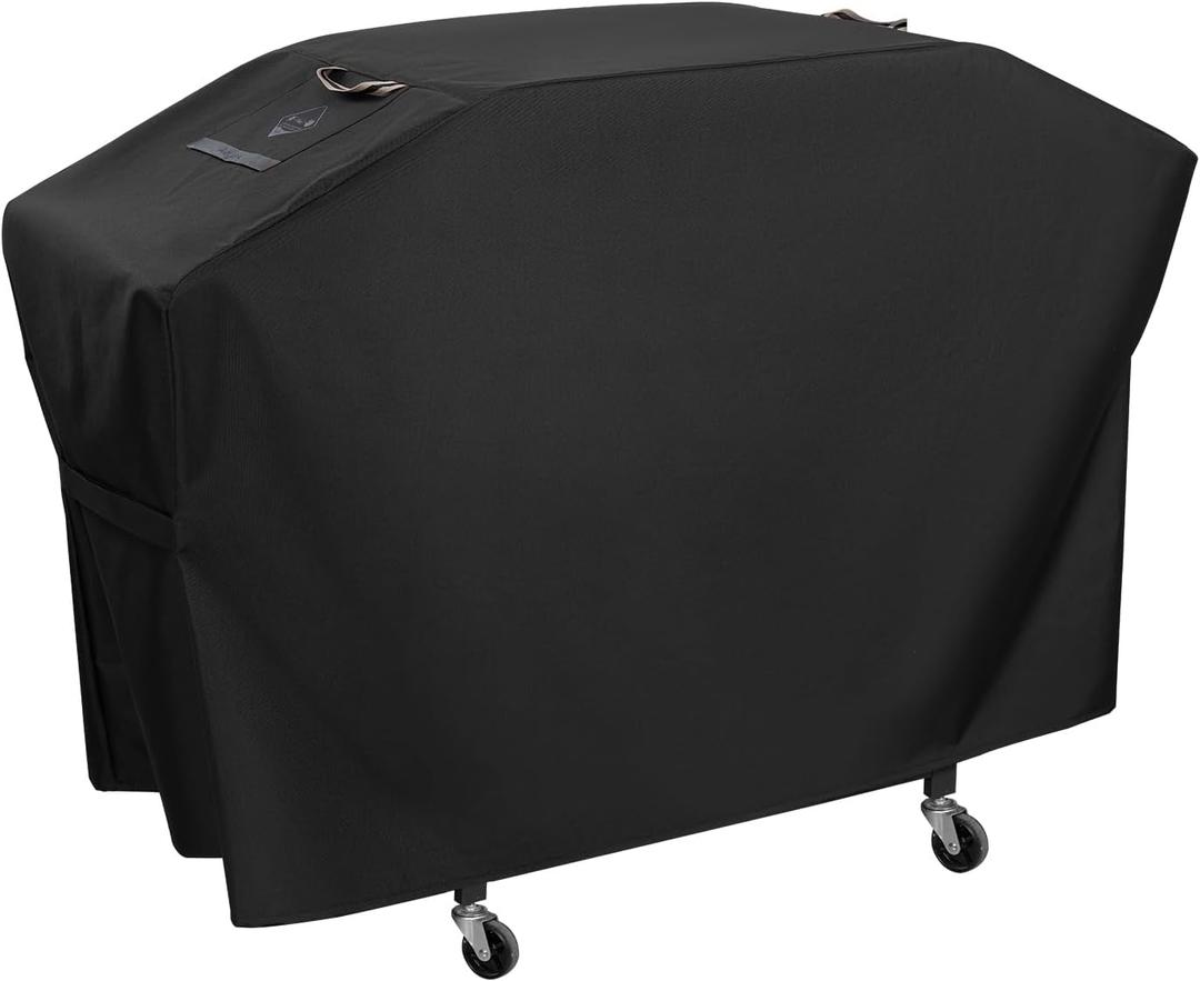 Griddle Cover for Blackstone 28 inch Griddle with Hood,Rip-Proof Upgraded Heavy Duty Material Griddle Cover,Waterproof UV & Fade Resistant Flat Top Gas Grill Cover with Strap and Air Vent