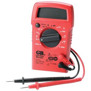Ecm Industries GDT-311 3-Function Digital Multimeter - Quantity 4