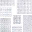 Amazon Basics Cabinet Door Bumper, Clear Self Adhesive Bumpers Pads for Surface Protection and Noise Reduction, 300-Piece, 6.9 x 4.5 x 0.6 inch