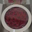 Valentines Day Flowers Roses Gifts for Her,28pcs Red Forever Preserved Roses in Round Gift Box,Valentines Day Delivery Prime Gifts-Roses Gifts for Women,Mom.