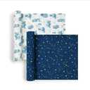 Tiny Twinkle Kaffle Swaddle Blanket 2-Pack - Soft and Silky Baby Blanket to Wrap and Swaddle Newborns, Sized 47 x 47(Bear)