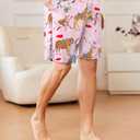 Ekouaer Men's Pajama Shorts Soft Sleepwear Bottoms Elastic Waistband Loungewear