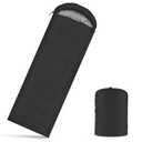 OBTANIM Sleeping Bags Portable Waterproof Camping Sleeping Bag for Adults Kids 4 Seasons Cold Weather or Warm Backpacking Hiking Mountaineering Indoor Outdoor Use (Black)