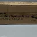 MAF 5 Inch King Box Spring, Low Profile Box Spring King Siz 3500 lbs Black Heavy Duty Metal Mattress Foundation with BoxSpring Cover, No Squeaky, Easy Assembly