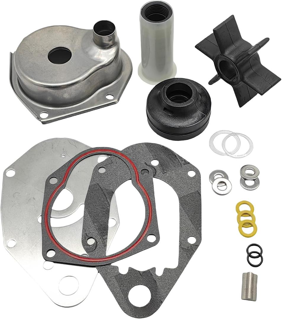 812966A12 Water Pump Impeller Repair Kit Compatible with Mercury 30 35 40 50 60 HP Outboards Replacement 14334A3 18-3690