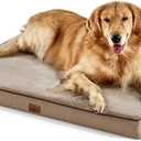 Bedsure Comfy Pet Memory Foam Crate Màt 41*29*3.5, White Khaki