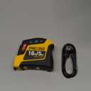 PREXISO 2-in-1 Digital Tape Measure - 16Ft Rechargeable Measuring Tape Ruler Ft/Ft+in/in/M/CM/MM Unit - Metric & Inches Retractable Measurement Tape Tool with Magnetic Tip - Pythagorean, Area, Volume (Yellow)