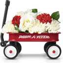 Radio Flyer Mini Classic Red Wagon for Kids, 12.5" Toy Wagon For Kids Aged 1.5+, Play-Size Version of the Classic, Durable Rolling Wheels & Steel Body, Working Handle, For Toys, Crafts & Gift Displays