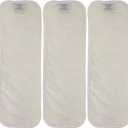 Pads – Snap-in Rayon Inserts for Cloth Diapers (Size 4x11 Inch; Pack of 4)