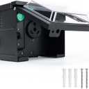 30 Amp RV Power Outlet Box with Breaker, Weatherproof NEMA TT-30R Receptacle, UL Listed 125V Electrical Panel with Transparent Lid & Indicator Light for RV Camper Trailer