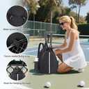 Tennis Bag, Convertible Sling Crossbody Backpack Waterproof Reversible Racket Bags for Women Men