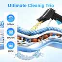 Upholstery Cleaner Machine & Carpet Cleaner | Portable Spot Cleaner with Strong Suction and Scrubbing Brush for Pet Stains, Spills on Couches, Rugs, Mattresses, Car Interiors (Standard Edition)