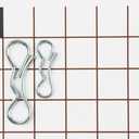 Deck Clip Set 10 194209 Bow Tie Lock Cotter Pins 10 194208 Bow Tie Lock Cotter Pin for Craftsman Poulan Husqvarna