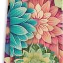 Vibrant Floral Kitchen Towels - Colorful Flowers Dish Towels for Kitchen, Floral Hand Towels for Bathroom, Colorful Bathroom Kitchen Decor, 16x24 Inch, Small