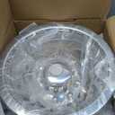 16" Stainless Steel Wheel Simulators, 8 Lug Snap-On RV Hubcaps,16 Wheel Cover Compatible with GMC 3500, Ford F350, E350/E450 Van, Dodge Ram 3500
