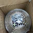Alytimes Mirror Disco Ball - 8-Inch Cool and Fun Silver Hanging Party Disco Ball Big Party Decorations, Party Design