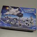 Space Shuttle Building Toys, 25-in-1 Aerospace Building Kit for Kids to Assemble a Big Spaceship or 12 Small Different Space Probe, Best Present for Boys and Girls Aged 6 7 8 9 10 11 12 13 14+