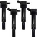 Ignition Coil Pack Compatible with L4 1.8 2.0 2011 2012 2013 2014 2015 2016 Hyundai Elantra, 2014-2016 Kia Forte, Kia Soul, 2014-2017 Elantra Tucson, UF651 27300-2e000 5c1861, Set of 4