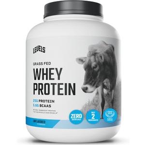 Levels Grass Fed Whey Protein Powder, No Artificials, 25G of Protein, Unflavored, 5LB (5 Pound (Pack of 1))(BB: 07/01/2027)