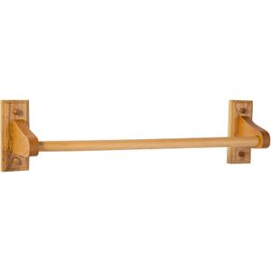 Design House Dalton Towel Bar, 18 in, Wall Mount, Easy Installation, Wood, Honey Oak, 18 in L x 5 in W x 3.62 in H, 561183