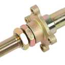 Kart Rear Axle Kit, 24 Inch Heavy Duty Shaft Complete DIY Set for Karts ATVs 4x4s Drift Trikes Durable Construction for Racing and Fun