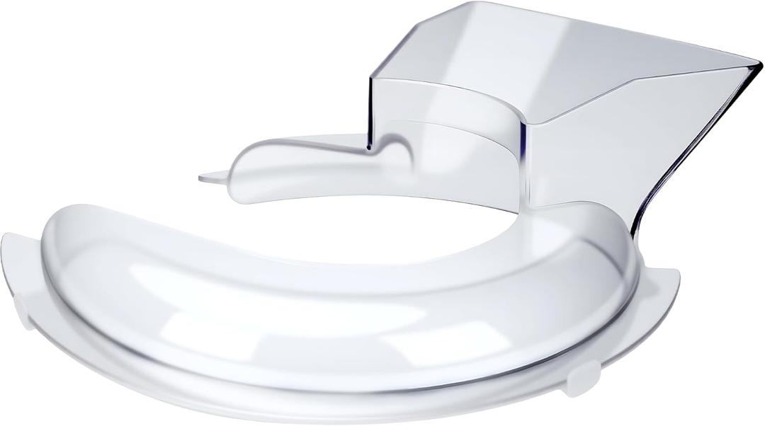 Pouring Shield for Kitchen Aid Stand Mixers 4.5-5 QT Stainless Steel Bowls(ONLY),Splash Guard for Kitchen Aid Mixer Accessories and Attachments,W10616906 Pouring Shield KN1PS by TOMOON