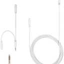 GE home electrical GE Headphone Adapter Kit, 3.5mm, Stereo Adapter, Extension Cable, and Audio Splitter, White, for Headphones, Stereo, MP3, Tablets, Smartphones and More, 34509 Line Cable | White, ZGear iPhone 16Pro Max Temp Glass, 6IN Adjustable Wr