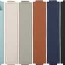 6Pcs Elastic Notebook Pen Holder Adjustable Straps Leather Pen Sleeve Pouch for Journal Planner Pencil Holder for Book Binder School Office Supplies Pen Holder for Planner