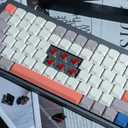 GATERON KS-33 Low Profile Silent 2.0 Keyboard Switches, Linear Tactile 3 Pin SMD LED Factory Pre-lubed for Low Profile MX Mechanical Keyboard (Red Linear, 35)