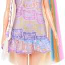 Barbie Fun & Fancy Doll & Accessories, Blonde Fashion Doll with Extra-Long Hair & 2 Looks, Including Silver Metallic Dress & Hair Extension