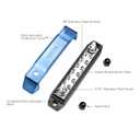 Recoil BB212P Power Distribution Block 12V 150A Dual 5/16 Studs Bus Bar Terminals Battery Busbar for Boat Automotive Solar Wiring