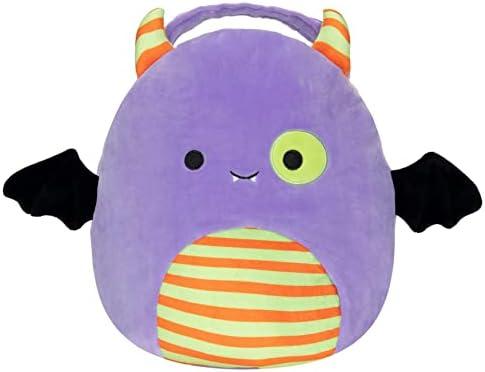 Squishmallow Official Kellytoy Halloween Squishy Soft Plush Toy Animals (Blaze Monster, 10 Inch Treat Bucket)