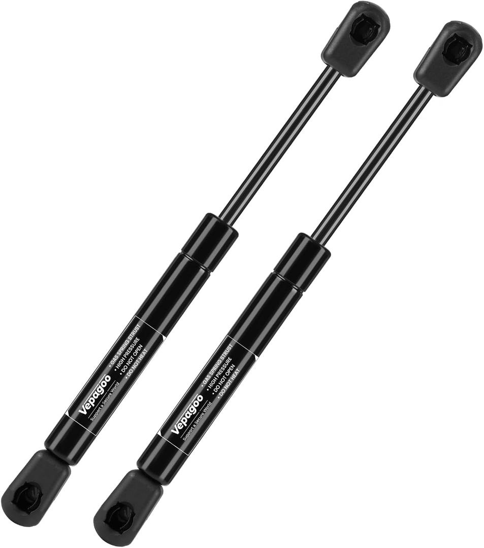 Vepagoo C16-14687 11 inch 30Lb/133N Gas Strut, 11" Gas Shock Spring Lift Support Fit for Yakima Rocket Box Tool Box Camper Shell Toolbox Lid C1614687 SE325V30, 2pcs (1 Pair)